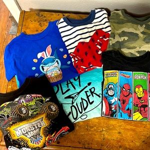 Lot of Boys 4T T-shirts (6)